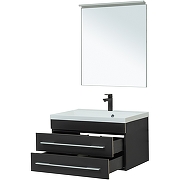 Комплект мебели для ванной Aquanet Верона New 75 281105 подвесной Черный матовый-5