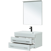 Комплект мебели для ванной Aquanet Верона New 75 281104 подвесной Белый матовый-5