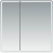 Зеркальный шкаф Aquanet Оптима 80 311862 с подсветкой Белый-1