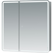 Зеркальный шкаф Aquanet Оптима 80 311862 с подсветкой Белый-2