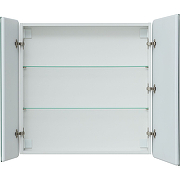 Зеркальный шкаф Aquanet Оптима 80 311862 с подсветкой Белый-4