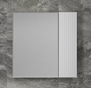 Зеркальный шкаф Style Line Стокгольм 70 ЛС-00002322 Белый рифленый софт-1