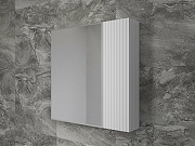 Зеркальный шкаф Style Line Стокгольм 70 ЛС-00002322 Белый рифленый софт-2