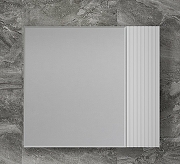 Зеркальный шкаф Style Line Стокгольм 80 ЛС-00002324 Белый рифленый софт-1