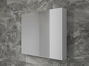 Зеркальный шкаф Style Line Стокгольм 80 ЛС-00002324 Белый рифленый софт-2
