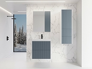 Зеркальный шкаф Style Line Стокгольм 70 ЛС-00002323 Графит софт-4