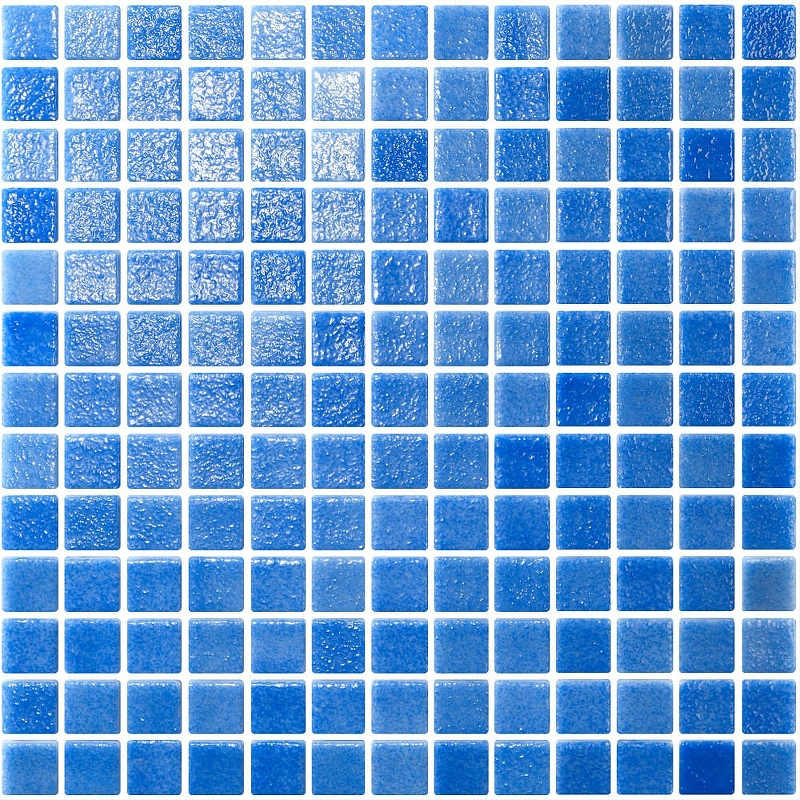 Стеклянная мозаика Togama Antislip Niebla Azul 34х34 см - фото 1