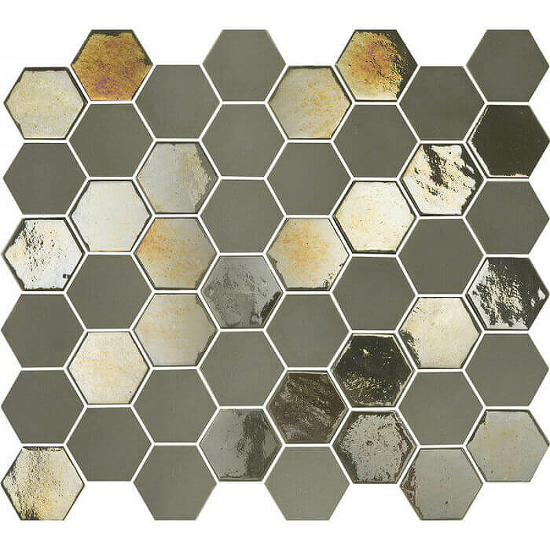 Стеклянная мозаика Togama Sixties Taupe 6 29,8х33 см - фото 1