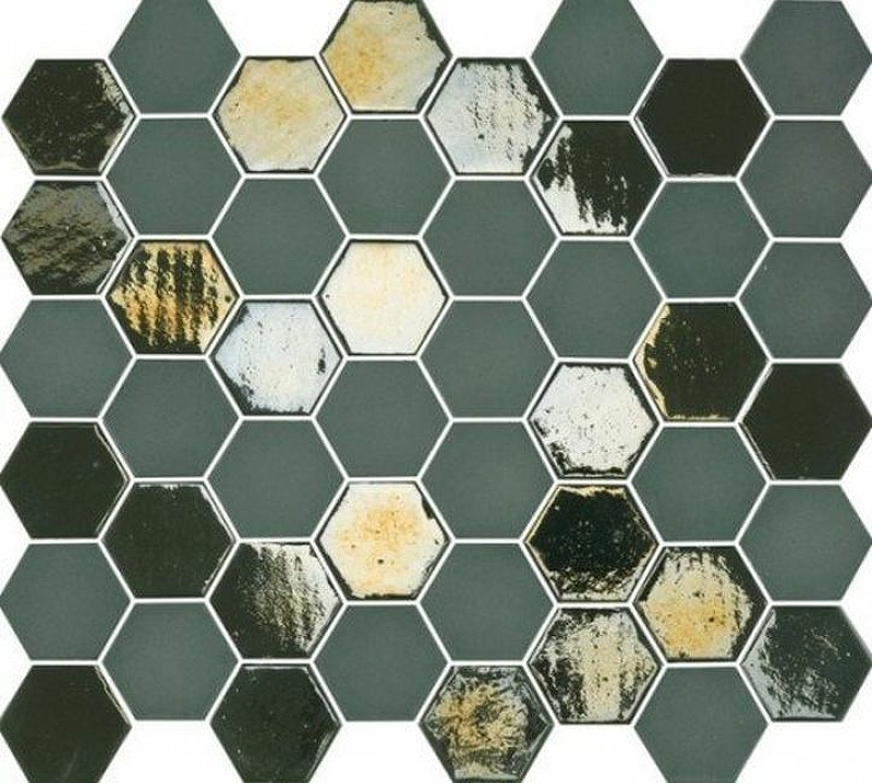 Стеклянная мозаика Togama Sixties Khaki 6 29,8х33 см - фото 1