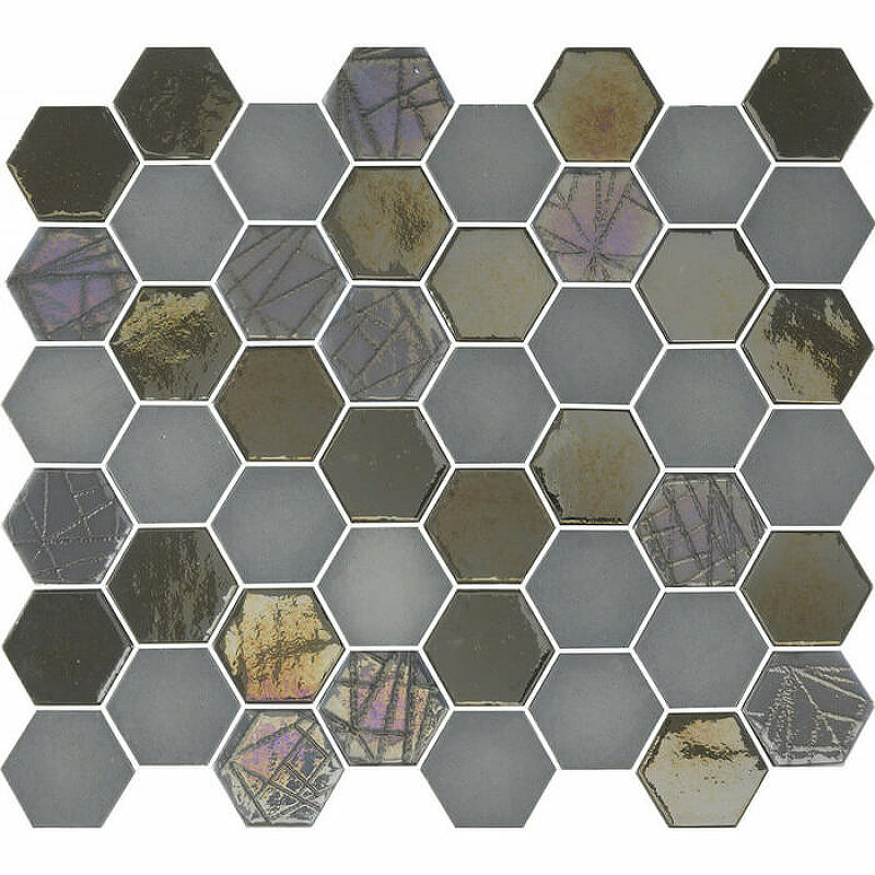 Стеклянная мозаика Togama Sixties Grey 6 29,8х33 см - фото 1