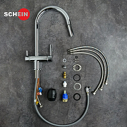 Смеситель для кухни Schein 8631 Хром-4