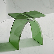 Стульчик для ванной Abber Kristall AT1739Emerald Зеленый-1