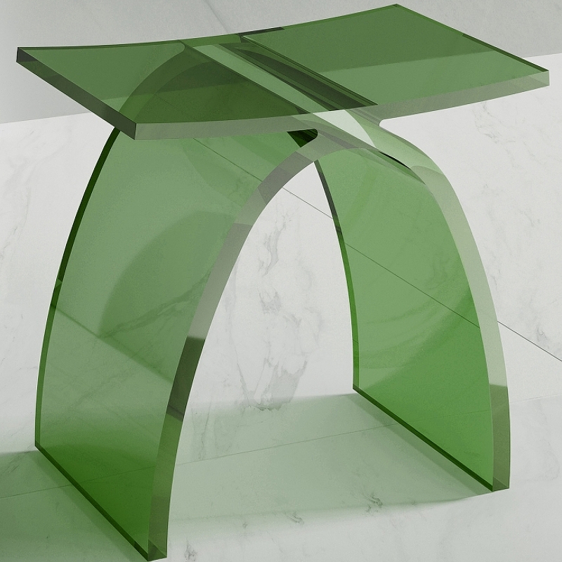 Стульчик для ванной Abber Kristall AT1739Emerald Зеленый