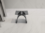 Стульчик для ванной Abber Kristall AT1739Onyx Черный-3