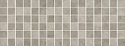 Керамический декор Kerama Marazzi Монсанту мозаичный серый светлый глянцевый MM15150 15х40 см