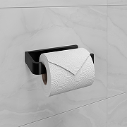 Держатель туалетной бумаги Lemark Smooth Line 9722008 Черный матовый-1