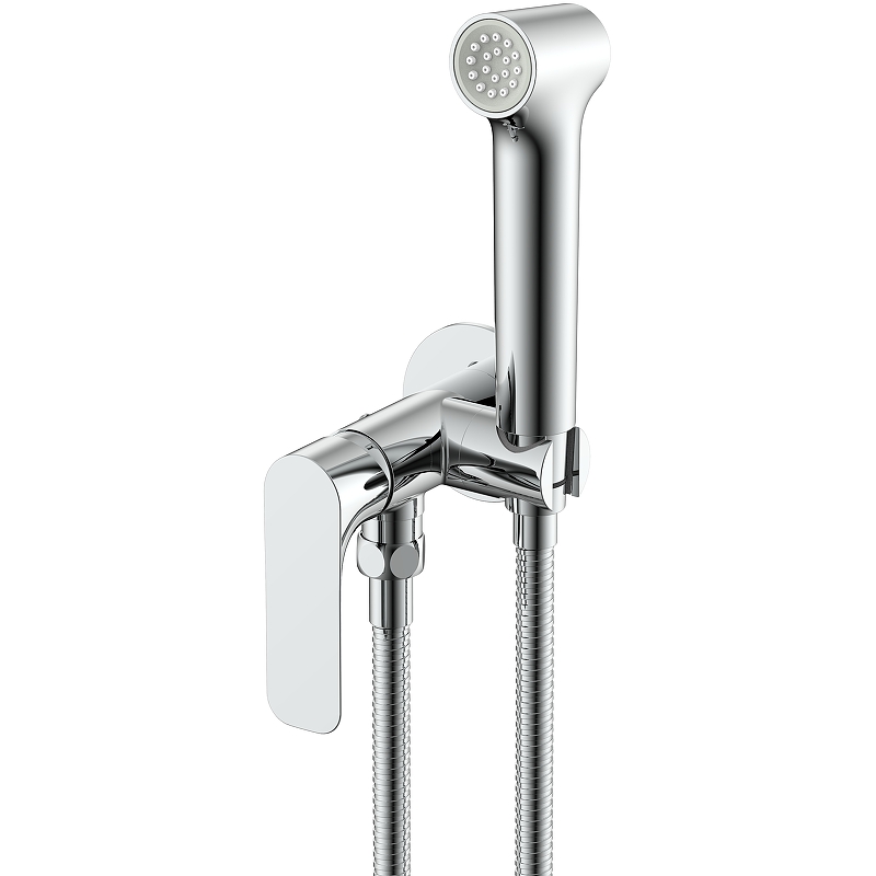 Гигиенический душ со смесителем Raglo R03.52 Хром комплект встраиваемый смеситель гигиенический душ на 2 отверстия хром vitra a49271exp