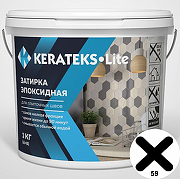 Эпоксидная затирочная смесь  Kerateks Lite C.59 Черный 1 кг
