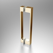 Душевая дверь Vincea Alpha 60 VDP-3AL600CLG профиль Брашированное золото стекло прозрачное-5