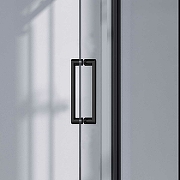 Душевая дверь Vincea Como-N 130 VDS-4CN130CLB профиль Черный стекло прозрачное-4