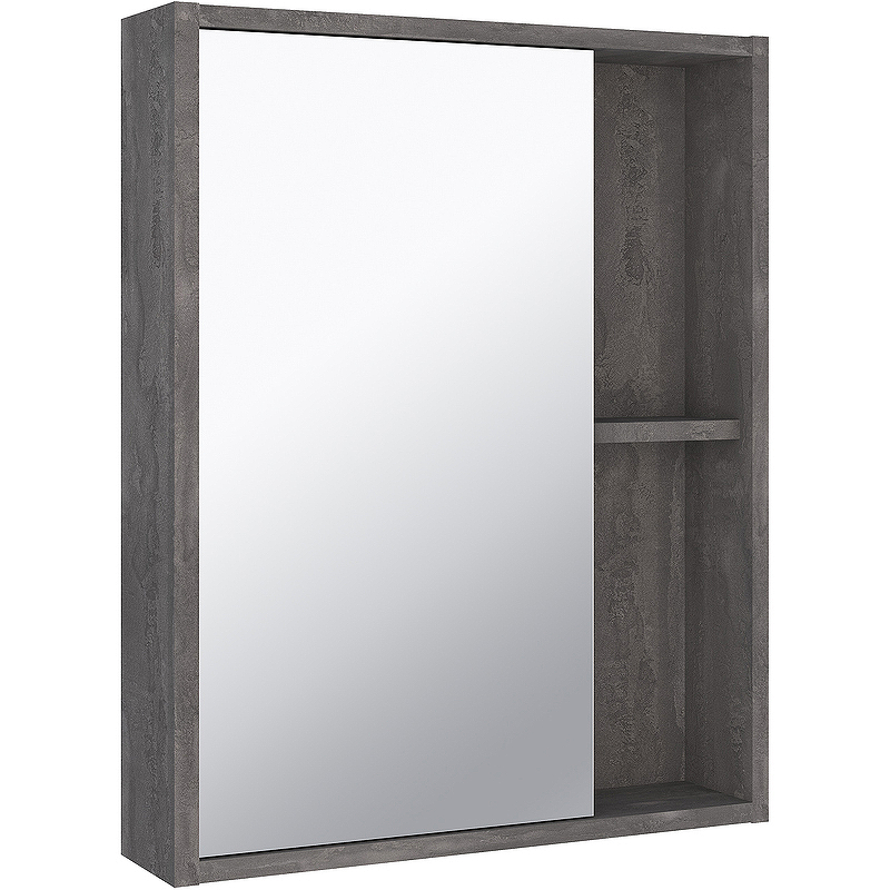 Зеркальный шкаф Runo Эко 52 00-00001324 Железный камень зеркальный шкаф runo эко 52 00 00001184 серый бетон