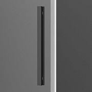 Душевая дверь Vincea Soft 110 VDS-3SO110CLGM профиль Вороненая сталь стекло прозрачное-2