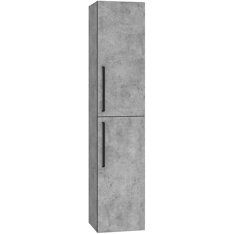 Шкаф пенал Brevita Rock 35 R ROCK-05035-48-2П подвесной Бетон Чикаго светло-серый пенал манхэттен 35 серый бетон подвесной универсальный