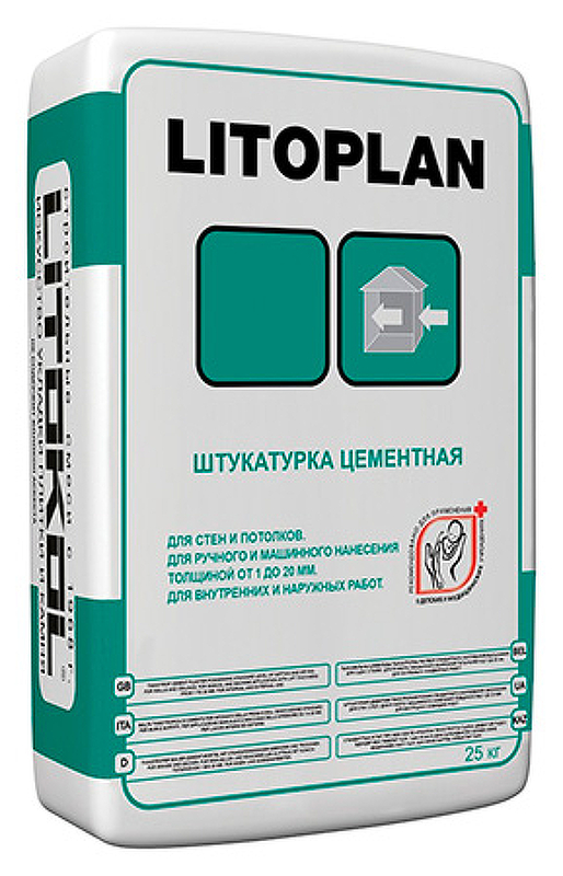 Штукатурка Litokol Litoplan L0421220002 25 кг