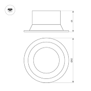 Встраиваемый светильник Arlight Breeze 036616 Белый-2