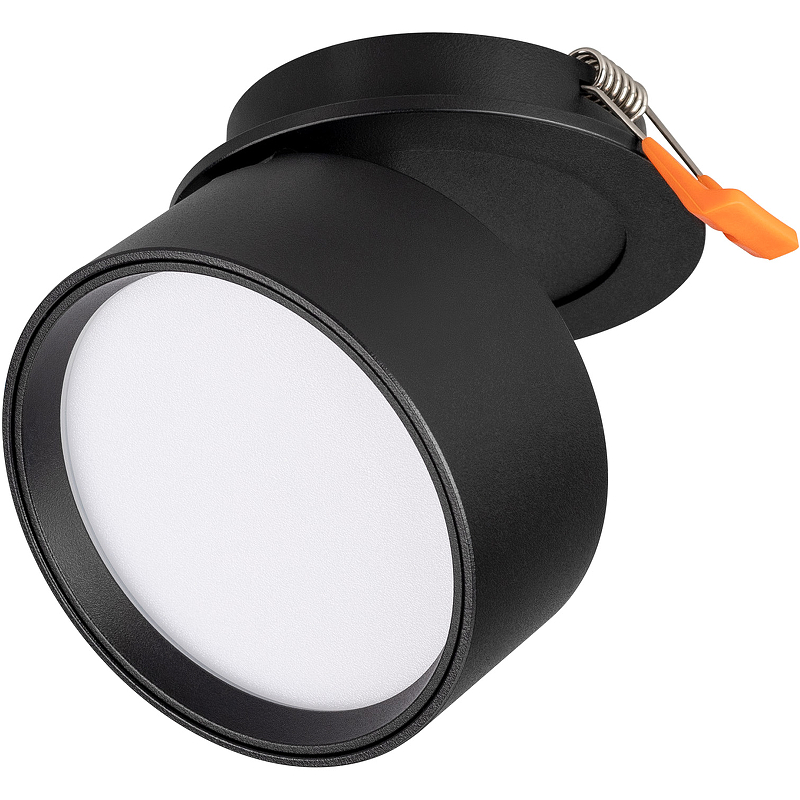 Встраиваемый светильник Arlight Pot 045776 Черный спот встраиваемый dlus 5 вт 330 лм цвет никель ip20