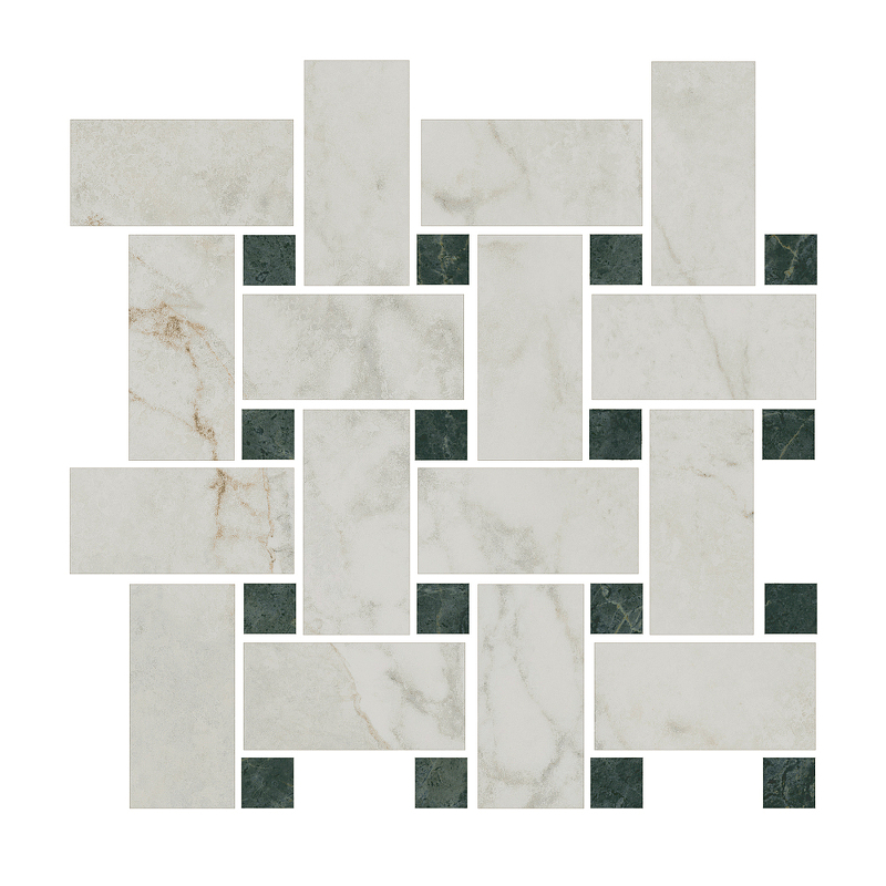 Декор Kerama Marazzi Серенада мозаичный белый лаппатированный T038/SG6540 32х32 см