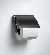 Держатель туалетной бумаги Keuco Plan 14960 370000 с крышкой Черный матовый-3