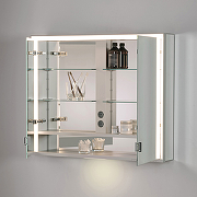 Зеркальный шкаф Keuco Royal Lumos 90 14303 172301 с подсветкой Серебристый-1