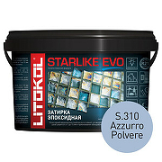 Эпоксидная затирка Litokol Starlike EVO RG/R2T S.310 AZZURRO POLVERE L0485320002  1 кг