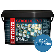 Эпоксидная затирка Litokol Starlike EVO RG/R2T S.340 BLU DENIM L0485350002  1 кг