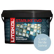 Эпоксидная затирка Litokol Starlike EVO RG/R2T S.400 VERDE SALVIA L0485370002 1 кг