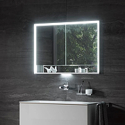 Зеркальный шкаф Keuco Royal Lumos 100 14314171301 с подсветкой Серебристый-2