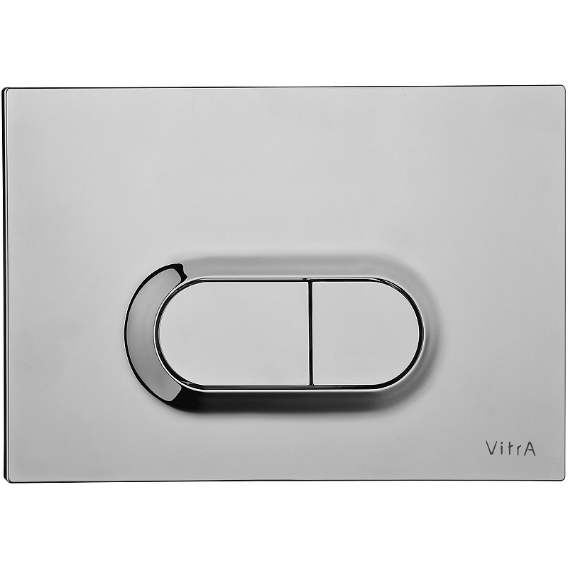 Клавиша смыва Vitra Loop O 740-0940 Хром матовый кнопка смыва vitra loop o 740 0580 глянцевый хром