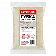 Губка синтетическая для удаления остатков цементной и полимерной затирки Litokol Инструменты L0501870001 160х115х65 мм-1