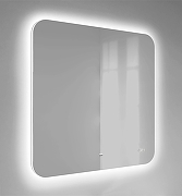 Зеркало Raval Ego 80 Ego.02.80/W/RL с подсветкой с бесконтактным выключателем и часами-1