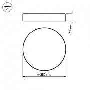 Накладной светильник Arlight Rondo 022233 Белый-5