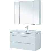 Комплект мебели для ванной Aquanet София 105 274193 подвесной Белый глянец-2
