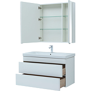 Комплект мебели для ванной Aquanet София 105 274193 подвесной Белый глянец-4