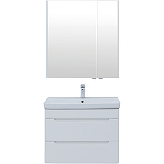 Комплект мебели для ванной Aquanet София 80 274199 подвесной Белый глянец-1