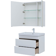 Комплект мебели для ванной Aquanet София 80 274199 подвесной Белый глянец-4
