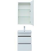 Комплект мебели для ванной Aquanet София 50 274191 подвесной Белый глянец-3