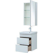 Комплект мебели для ванной Aquanet София 50 274191 подвесной Белый глянец-4
