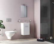 Комплект мебели для ванной Vitra Mia 40 R 75022 подвесной Белый глянцевый-3