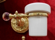 Стакан для зубных щеток Art&Max Baracco Crystal AM-1787-Do-Ant-C Античное золото-2
