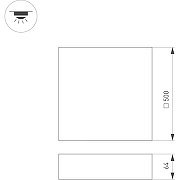 Потолочный светильник Arlight Quadro 034799 Белый-5